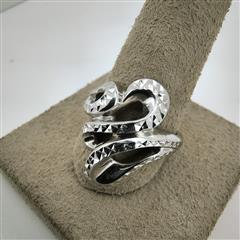 Unisex Silver Ring 925 Silver 5.5g Size:8